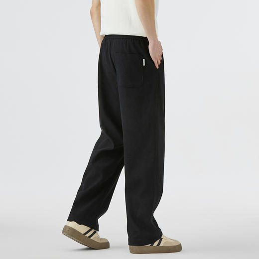 GXG男装25夏季时尚松紧腰抽绳运动休闲舒适百搭男式直筒长裤K&C 商品图3