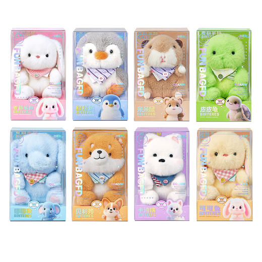 雅斯妮毛绒娃娃368（混发，款式颜色随机） 商品图0
