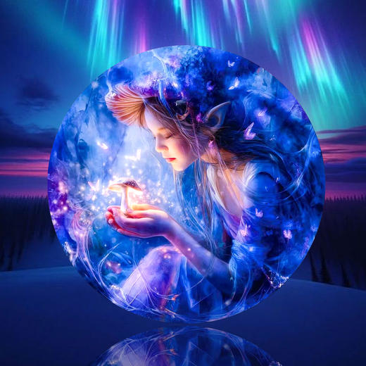 2026年利比里亚蘑菇仙子纪念银币！120mm大直径！ 商品图0