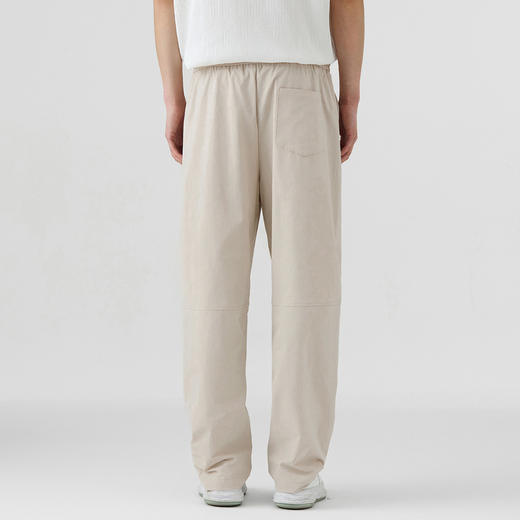 GXG男装25夏季时尚松紧腰抽绳宽松伞兵裤工装直筒男式休闲裤K&C 商品图3