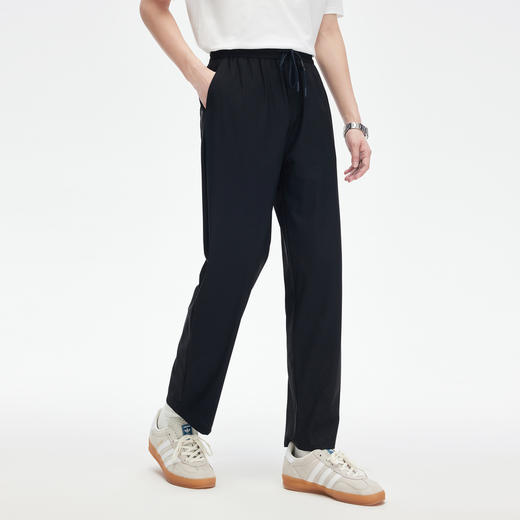 GXG男装【轻薄透气】夏季时尚百搭男款运动风休闲直筒长裤K&C 商品图2