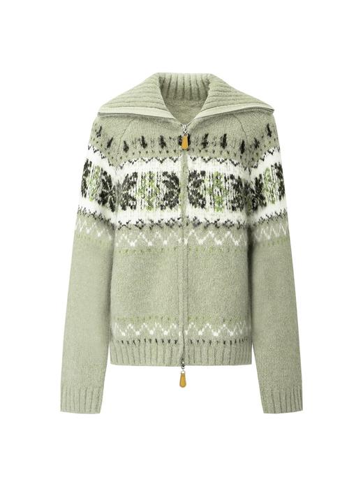 姜妍同款的费尔岛开衫外套 商品图5