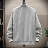 GXG男装25秋季简约纯色宽松休闲长袖套头上衣男式翻领卫衣K&C 商品缩略图7