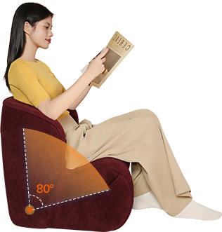 乐班加热沙发护腰单人沙发客厅卧室沙发轻奢沙发单手可伶久坐不累加热沙发 商品图3