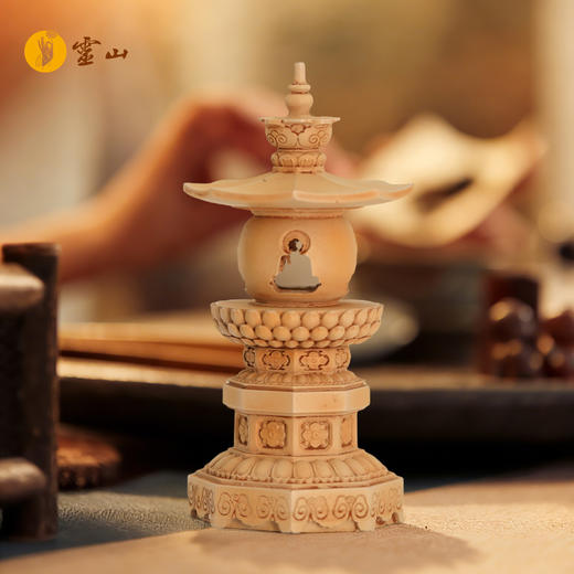 灵山佛光石塔灯冰箱贴 商品图1