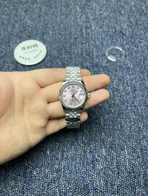 细节决定成败—新款劳力士 ARF日志型系列31mm ARF日志31女款 蚝式日志型 粉盘钻面 女士腕表 商品图0