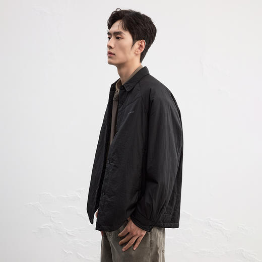 GXG男装25冬季时尚百搭简约翻领夹克户外山系男式短款保暖棉服K&C 商品图2