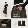 商场同款|森马半身裙女春季纯色肌理松紧腰垂感长裙2026新款伞裙 商品缩略图4
