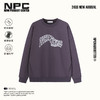 NPC潮牌高克重宽松立体字母印花休闲圆领卫衣男NP41ST21 商品缩略图0
