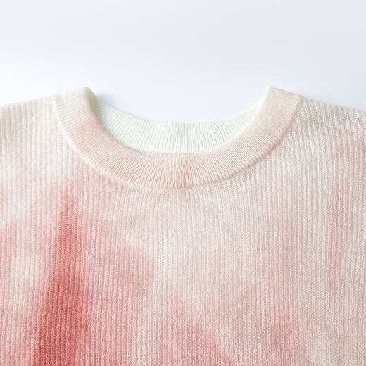 谜底套头针织衫长袖2026年春季新品印花蓬松保暖毛衣女261MZ0332 商品图3