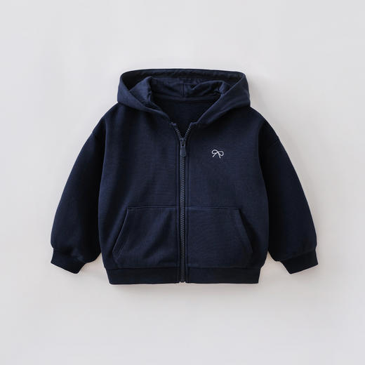 马克珍妮海洋童话女童软糯连帽外套宝宝卫衣2026年春装新款560103 商品图3