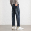 GXG男装25秋季时尚简约复古水洗日常通勤舒适直筒男士牛仔长裤K&C 商品缩略图3