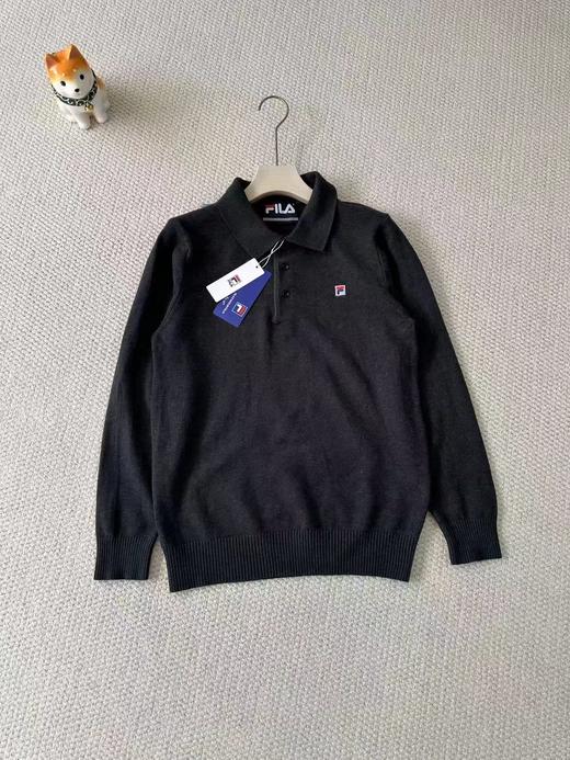 D121504秋冬质感穿搭男士小标刺绣翻领针织衫毛衣 商品图1