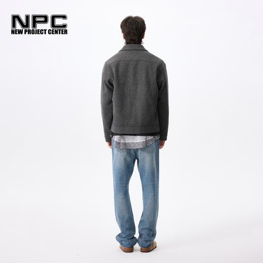 NPC潮牌复古老钱风双口袋翻领保暖夹克男潮流短款时尚NP4CTJ10 商品图2