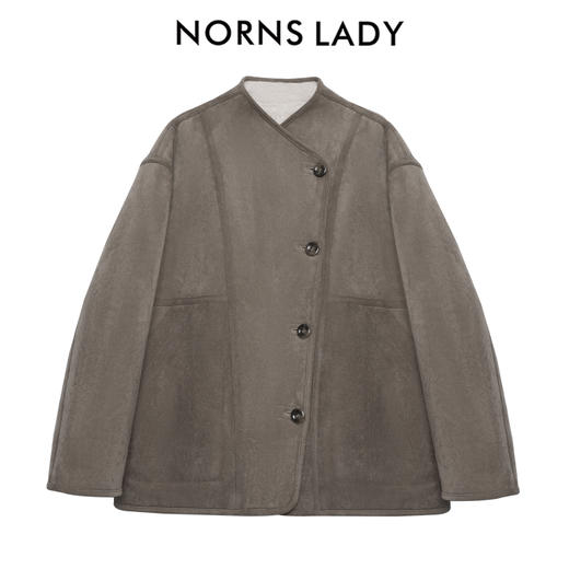 NORNS LADY诺恩 复古短款小香风外套女宽松休闲上衣 H25WK92982 商品图3