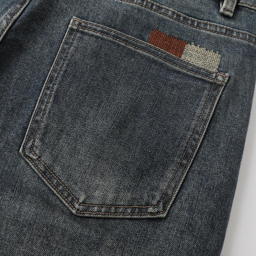 GXG男装25秋季日常通勤亲肤牛仔裤潮流休闲简约百搭男式锥形裤K&C 商品图12