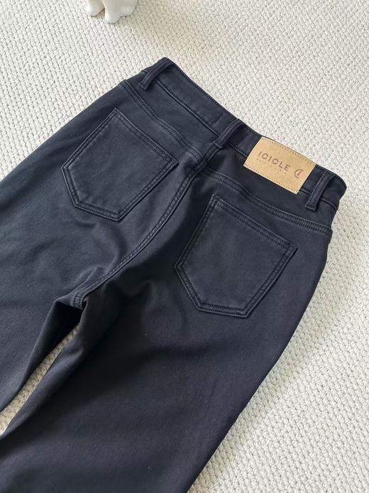 【土壤牛仔】ICICLE之禾女装秋冬加绒加厚棉弹牛仔直筒裤 商品图4