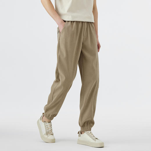 GXG男装【侧缝拼接】25夏季松紧腰抽绳舒适百搭男式束脚休闲裤K&C 商品图10