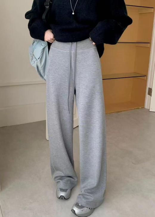 太好穿啦！ lu系升级款加绒阔腿裤！ 商品图0