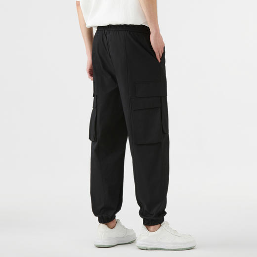 GXG男装【工装口袋】25夏季户外立体大贴袋松紧腰男式束脚休闲裤K&C 商品图3