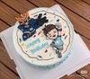 男孩手绘定制蛋糕-低糖处理无添加 商品缩略图0