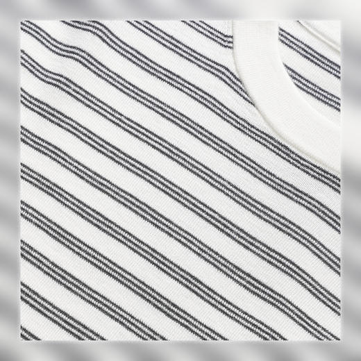 Bella Futura 云裳霓羽 · 经典德国杨子精纺羊毛miu系风条纹针织衫 商品图6