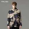 PINLI品立2025秋季新品工装印花多口袋夹克外套潮男连帽休闲茄克B252104052 商品缩略图0