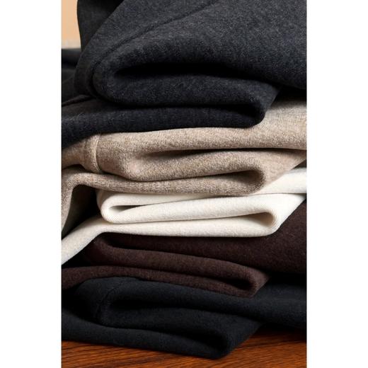 BeauMuse山羊绒蚕丝微喇休闲裤 商品图6