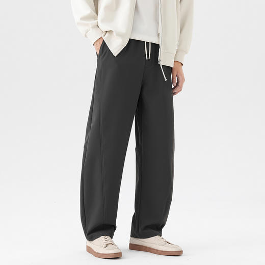 GXG男装25秋季时尚抽绳直筒运动裤时尚百搭户外运动男式休闲裤K&C 商品图7