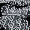 NPC潮牌不对称做旧斑驳满印字母logo圆领卫衣重磅长袖NP41ST23 商品缩略图2