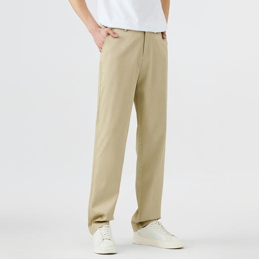 GXG男装【莱赛尔】25夏季凉感透气轻柔亲肤商务休闲男式直筒裤K&C 商品图10