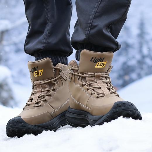 【冰上止滑+三层防水结界】量橙极地冲锋靴，持久型动态防水堡垒，户外徒步登山探险靴 商品图9