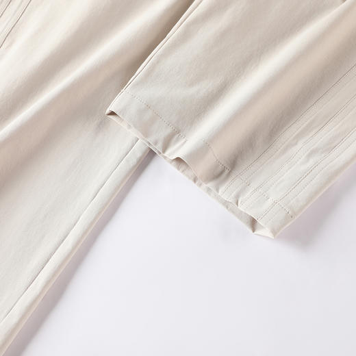 GXG男装【侧缝拼接】25夏季时尚抽绳弹力松紧腰男式直筒休闲裤K&C 商品图8