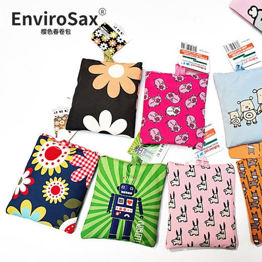 EnviroSax午餐包背心式手提环保袋加厚防水便当包可折叠时尚 商品图1