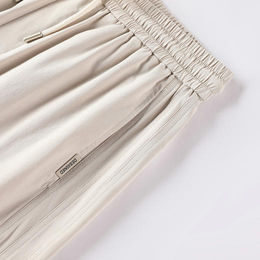 GXG男装【侧缝拼接】25夏季时尚抽绳弹力松紧腰男式直筒休闲裤K&C 商品图7