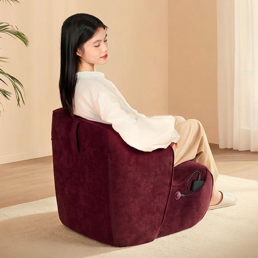 乐班加热沙发护腰单人沙发客厅卧室沙发轻奢沙发单手可伶久坐不累加热沙发 商品图7