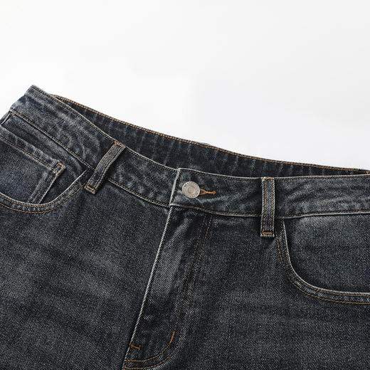 GXG男装25秋季简约纯色基础百搭牛仔裤休闲时尚亲肤男式锥形版裤K&C 商品图8