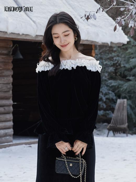 【门店同款】ENJOY冬季“相聚时刻”银河花朵上衣 168644416 商品图0