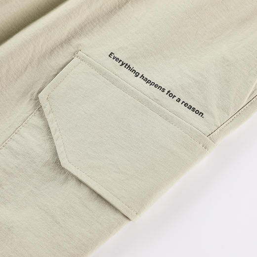 GXG男装【工装口袋】25夏季时尚舒适松紧腰轻薄透气男式五分短裤K&C 商品图7