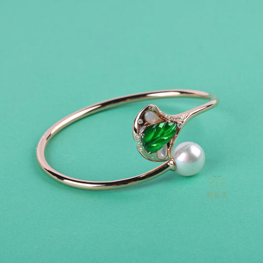 【长相依】绿翠珍珠手环 SZ2512061 商品图3