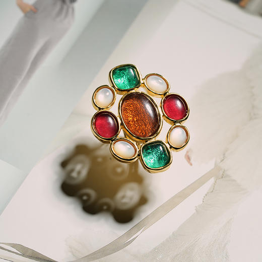 北京仓｜Goossens Paris-BOHEME-多宝 岩石水晶 戒指［法国设计师］ 商品图0