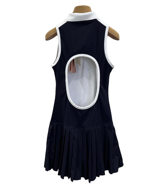 女款联名露背Polo领连衣裙he017 商品图1