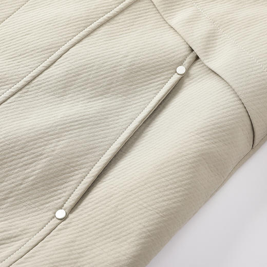 GXG男装【斜纹肌理】25秋季经典简约翻领通勤休闲男式夹克K&C 商品图11