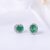 【春光明媚】祖母绿耳钉   CB12503059 商品缩略图4