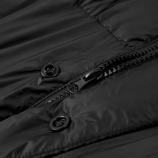 NPC潮牌厚板字母印花90%白鸭绒pu皮翻领羽绒服男保暖轻盈NP49DJ19 商品图2