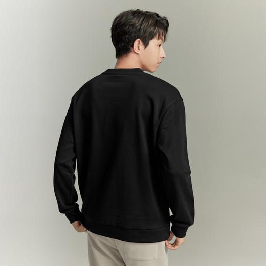 GXG男装秋季时尚字母印花男士百搭圆领休闲长袖卫衣K&C 商品图2