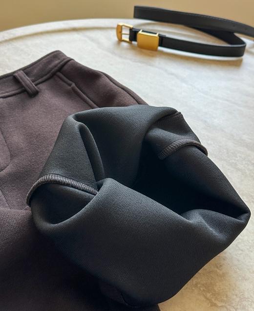 2025冬季新款高腰加厚羊毛A字五分西装短裤靴裤（配腰带） 商品图13