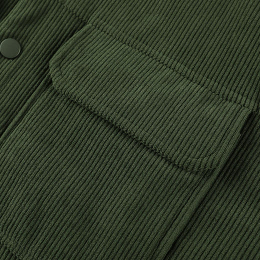 GXG男装【灯芯绒面料】秋季简约翻领立体贴袋经典休闲男式夹克K&C 商品图13