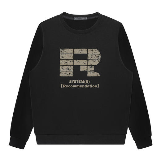 GXG男装秋季时尚潮流字母男士圆领百搭长袖卫衣K&C 商品图6