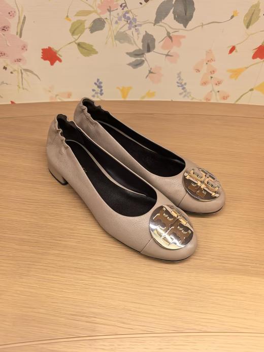 TORY BURCH 芭蕾平底鞋女  156751-200-F 灰褐色.【鞋底有膜，试穿小心】 商品图1